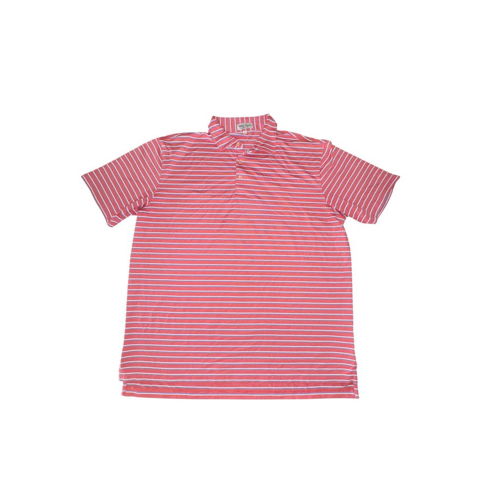 Peter Millar Summer Comfort Polo Shirt Mens XL Stripe Performance Golf